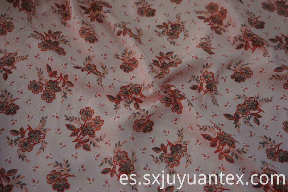 100% Viscose Crepe Print Fabric